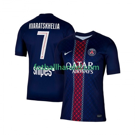 Herre Fotballdrakter Paris Saint-Germain Khvicha Kvaratskhelia 7 Hjemme 2025-26 Kortermet